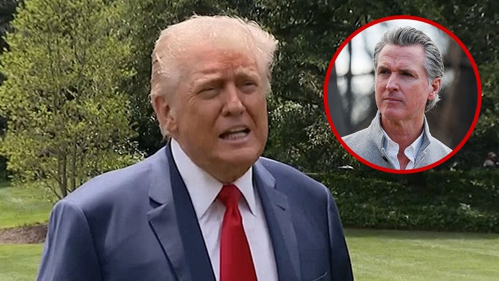 Gov. Newsom Says Trump Assaulting Democracy, Urges Americans to Stand Up to Him 060925_trump_newsom_kal
