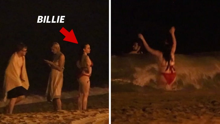 Billie Eilish and Pals Cool Off With Night Dip in Sea Off Barcelona, Spain billie-eilish-kal-06-16-2025