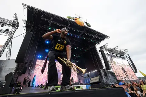 Charli, Neil Young and Scissor Sisters give Glastonbury goosebumps Getty Images Ezra Collective play Glastonbury