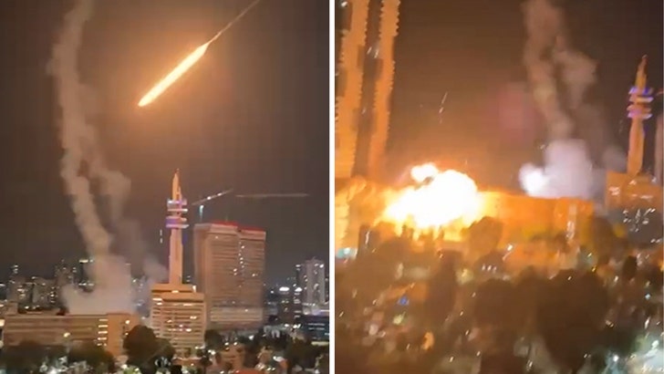 President Donald Trump Says the United States Has Attacked Iran 061425_missile_explosions_kal
