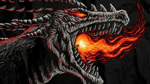 M&S hackers sent abuse and ransom demand directly to CEO A graphic of a dragon breathing fire