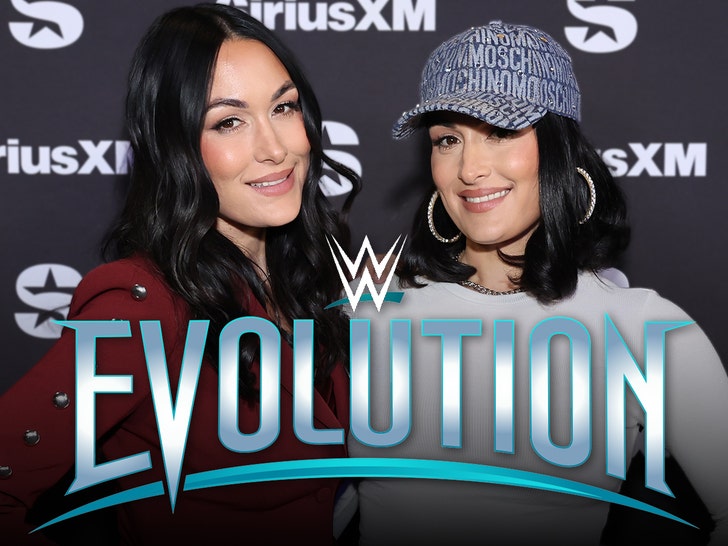 Nikki and Brie Bella WWE Evolution getty 1