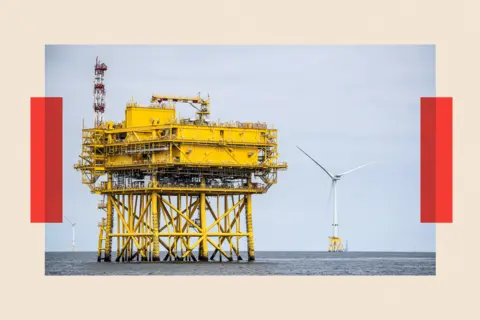 The huge sums energy firms get to NOT provide power AFP via Getty Images A photograph taken on 8 June 2023 shows a wind turbine at the Seagreen Offshore Wind Farm, under construction around 27km from the coast of Montrose, in the North Sea.