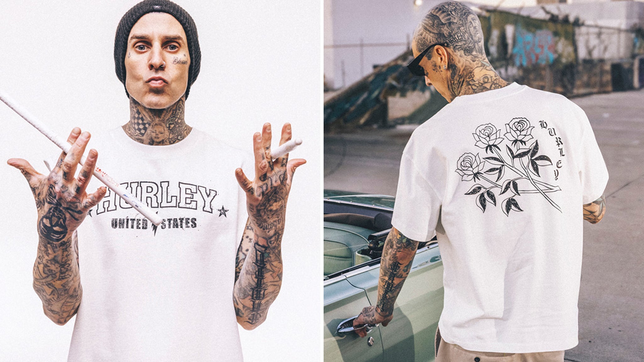 Rock Out with Travis Barker's Hurley Collab