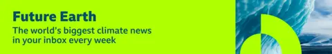 Three years left to limit warming to 1.5C, top scientists warn Thin, green banner promoting the Future Earth newsletter with text saying, “The world’s biggest climate news in your inbox every week”. There is also a graphic of an iceberg overlaid with a green circular pattern.