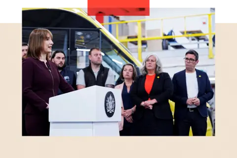 The Labour government must escape its own shadow Reuters Chancellor of the Exchequer Rachel Reeves delivers a speech as Transport Secretary Heidi Alexander (second right) and Andy Burnham (right), Mayor of Greater Manchester, look on