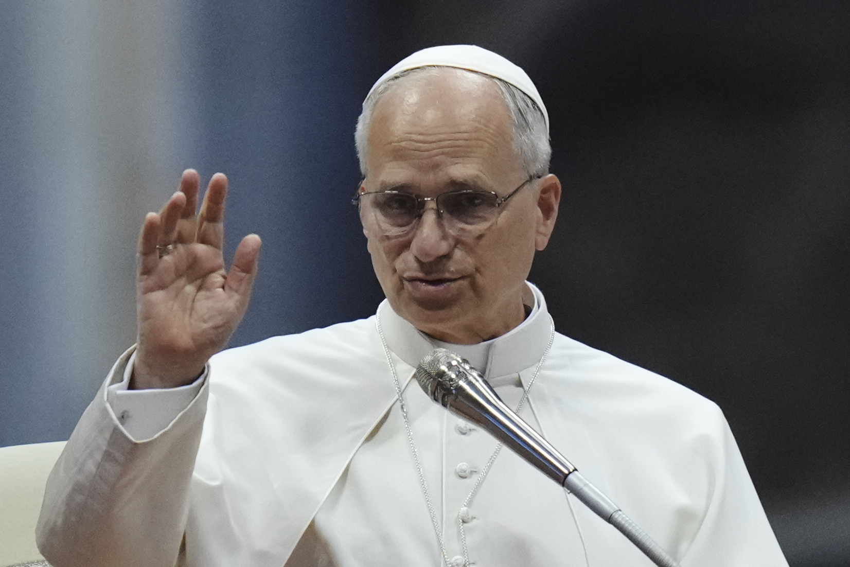 main 33 Pope Leo XIV offers an uplifting message urging seminarians to be joyful and honest