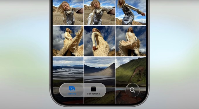Apple brings back tabs to the Photos app in iOS 26 photos tabs closeup 1 Apple brings back tabs to the Photos app in iOS 26