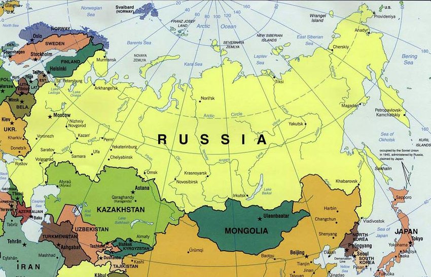 russia map How 