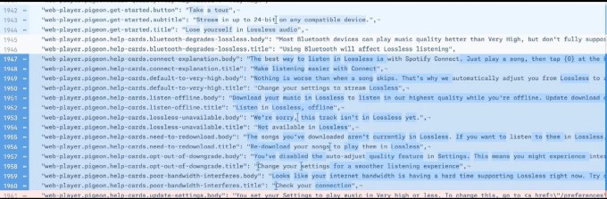 spotify lossless 1 New code in Spotify's app references the long-awaited 'lossless' tier