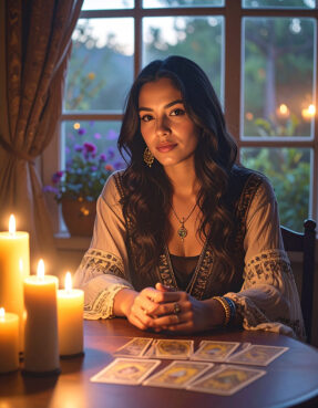 Can AI tell your future? webRNS AI Tarot Woman1b Can AI tell your future?