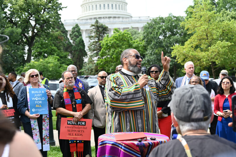 Faith leaders, lawmakers argue GOP bill benefits the ultra-wealthy by hurting the poor webRNS BBB Protest5 Faith leaders, lawmakers argue GOP bill benefits the ultra-wealthy by hurting the poor