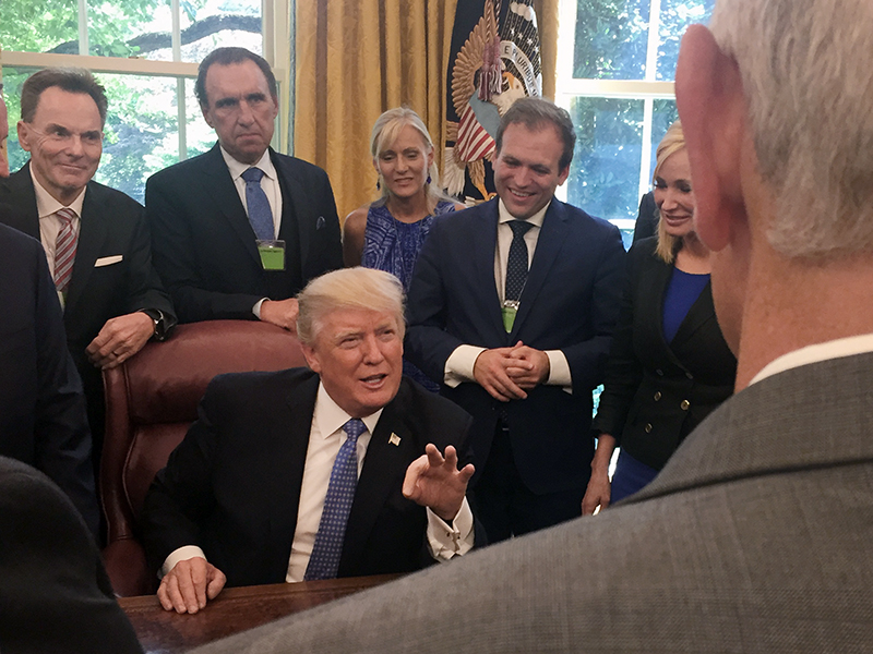 Johnnie Moore, prominent pro-Israel evangelical, named chair of Gaza aid group webRNS EVANGELICALS TRUMP1 071217 Johnnie Moore, prominent pro-Israel evangelical, named chair of Gaza aid group