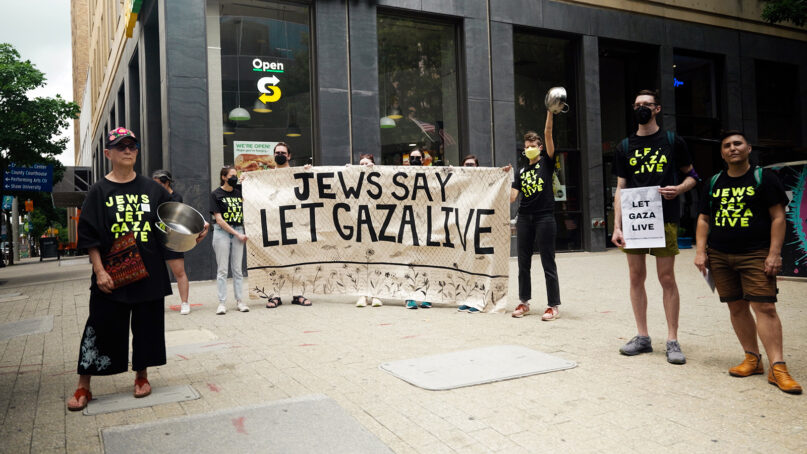 A Jewish group is taking turns fasting to bring attention to starving Gazans webRNS JVP Fast2 A Jewish group is taking turns fasting to bring attention to starving Gazans