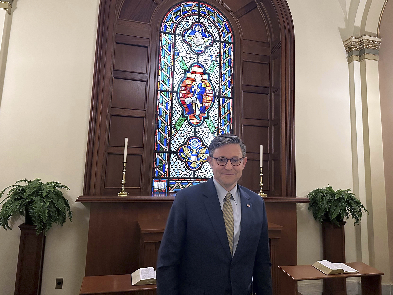 webRNS Mike Johnson1 Mike Johnson violates spirit of congressional chapel
