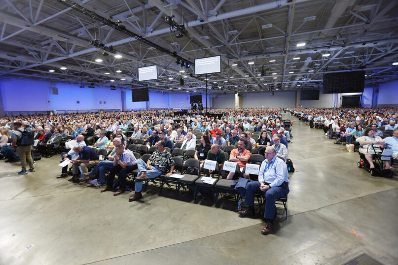 Southern Baptists trumpet their good works, set stage for vote on women pastors in Dallas webRNS SBC Dallas19 061025 Southern Baptists trumpet their good works, set stage for vote on women pastors in Dallas
