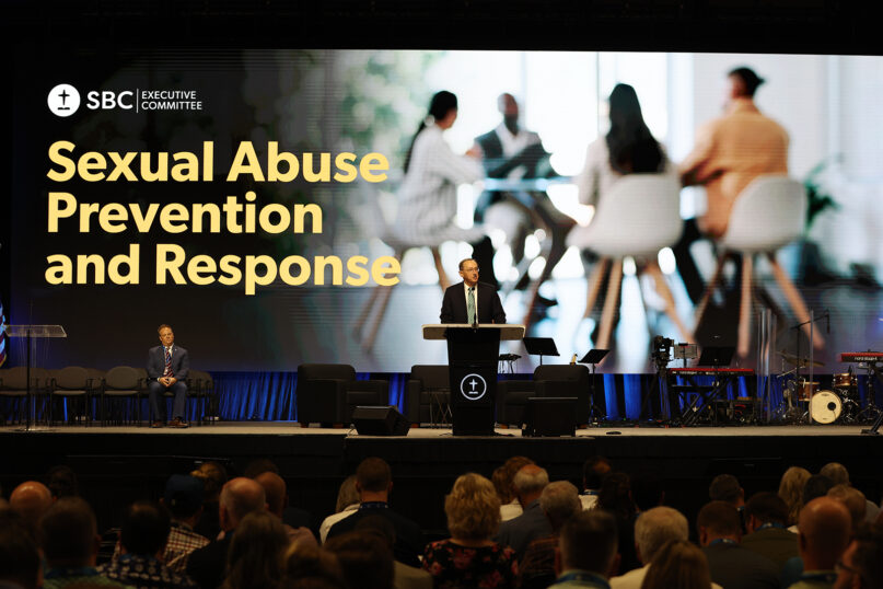 Southern Baptists trumpet their good works, set stage for vote on women pastors in Dallas webRNS SBC Dallas21 061025 Southern Baptists trumpet their good works, set stage for vote on women pastors in Dallas