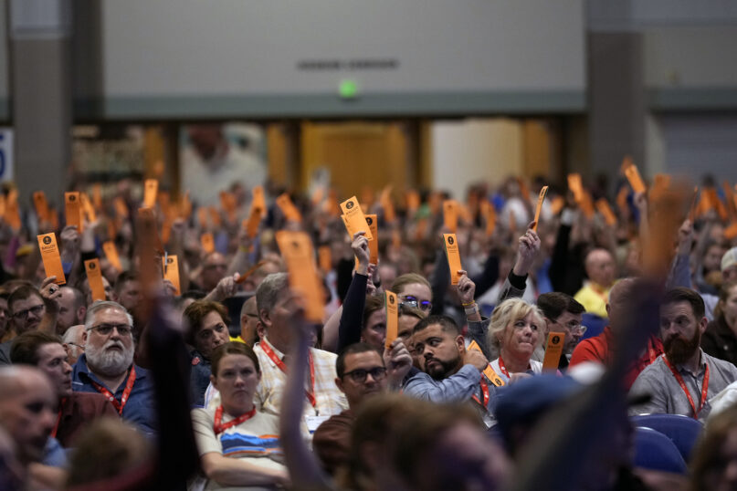 Southern Baptists will try to oust women pastors again at annual meeting webRNS SBC Day2 Indy13 Southern Baptists will try to oust women pastors again at annual meeting