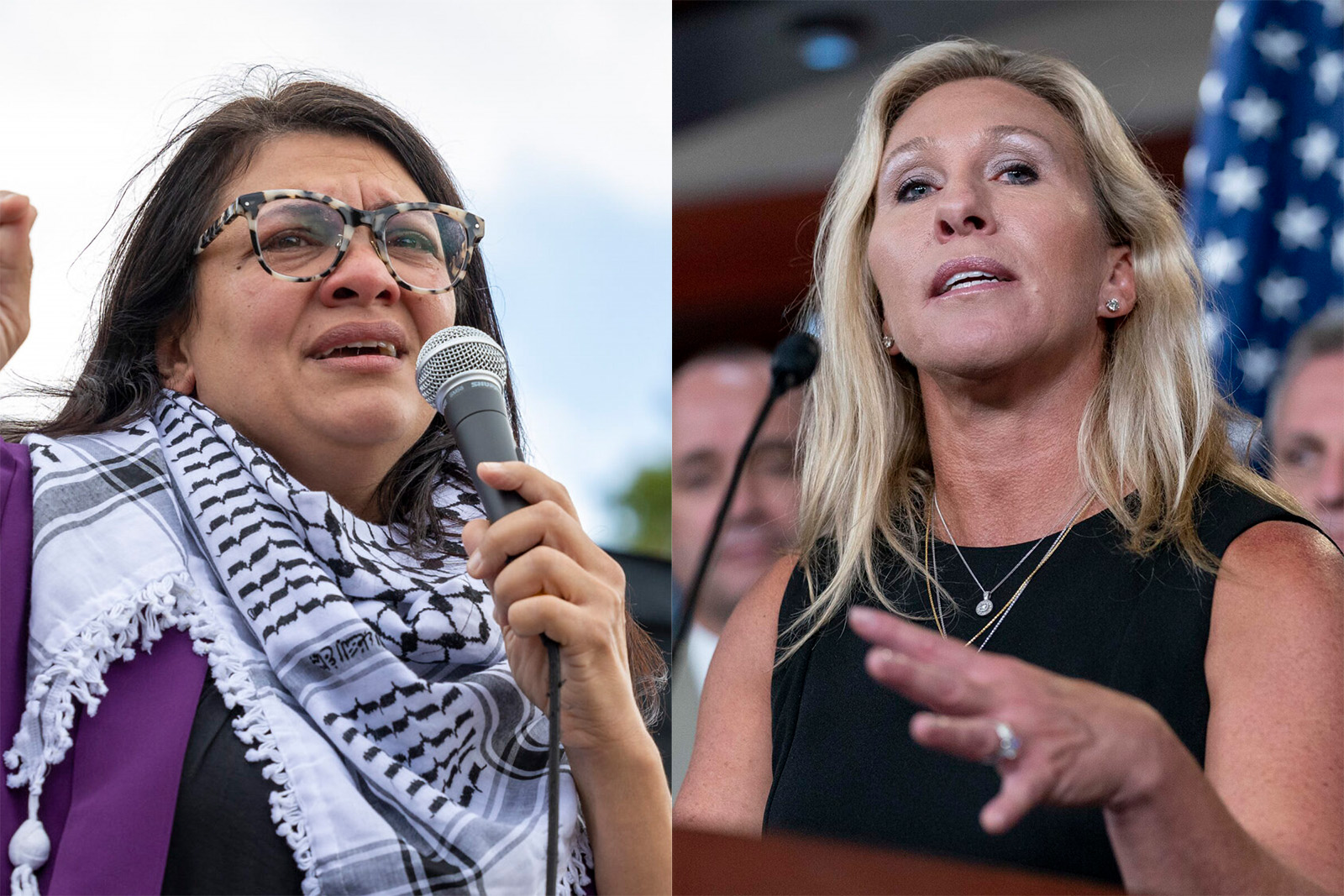 webRNS Tlaib Greene1 Antisemitism is from both sides, now