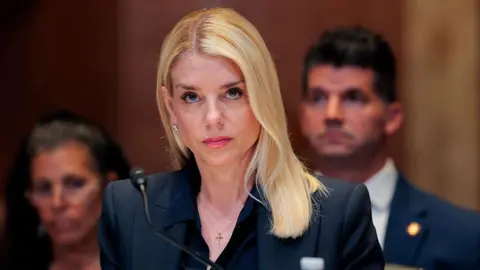 Trump says Attorney General Bondi should release 'credible' information on Epstein Getty Images US Attorney General Pam Bondi photographed testifying before the Senate Appropriations Committee Subcommittee on Commerce, Justice, Science, and Related Agencies in the Dirksen Senate Office Building on June 25, 2025 in Washington, DC.