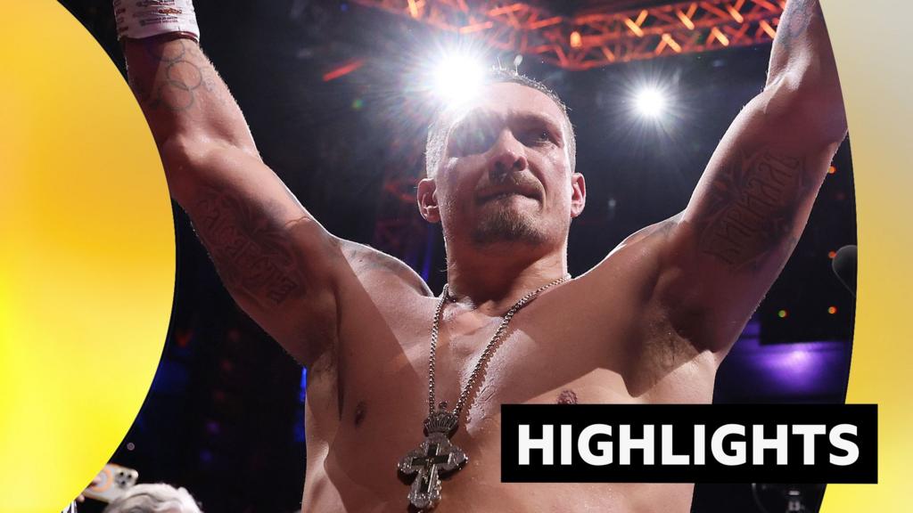 12f4daa0 6549 11f0 8dbd f3d32ebd3327 Usyk v Dubois 2: Fight highlights as Usyk knocks out Dubois