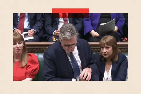 Labour might be down, but it's not necessarily out House of Commons/UK Parliament/PA Wire Screen grab of Rachel Reeves (right) crying as Prime Minister Sir Keir Starmer speaks during Prime Minister's Questions in the House of Commons, London