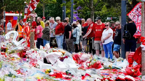Crowds mourn Liverpool star Jota in his Portuguese hometown PA Media Tributes at Anfield Stadium, home of Liverpool, in memory of Diogo Jota who has died at the age of 28.