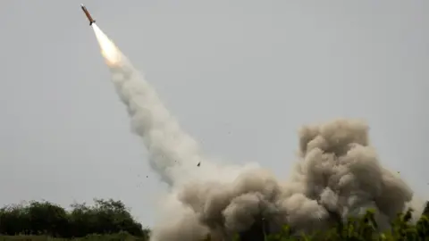 Trump weapons pledge marks major step forward for Ukraine Reuters File picture of a Patriot air missile system being fired during an exercise between US and Philippine troops