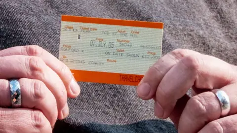 I survived 7/7, but still see the suicide bomber everywhere Tony Woolliscroft Dan Biddle's underground ticket from 7/7