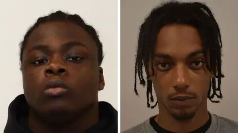 Why small-time criminals burned a London warehouse for Russia's mercenary group Wagner Metropolitan Police Mugshots of Nii Kojo Mensah (left) and Jakeem Rose (right) as he set the warehouse alight