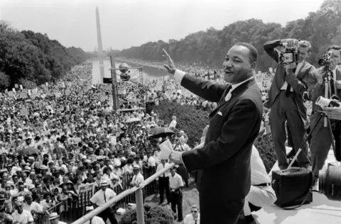 Trump administration releases files on slain civil rights leader Getty Images Martin Luther King Jr on the Mall in Washington DC where he delivered his famous "I have a dream" speech in 1963