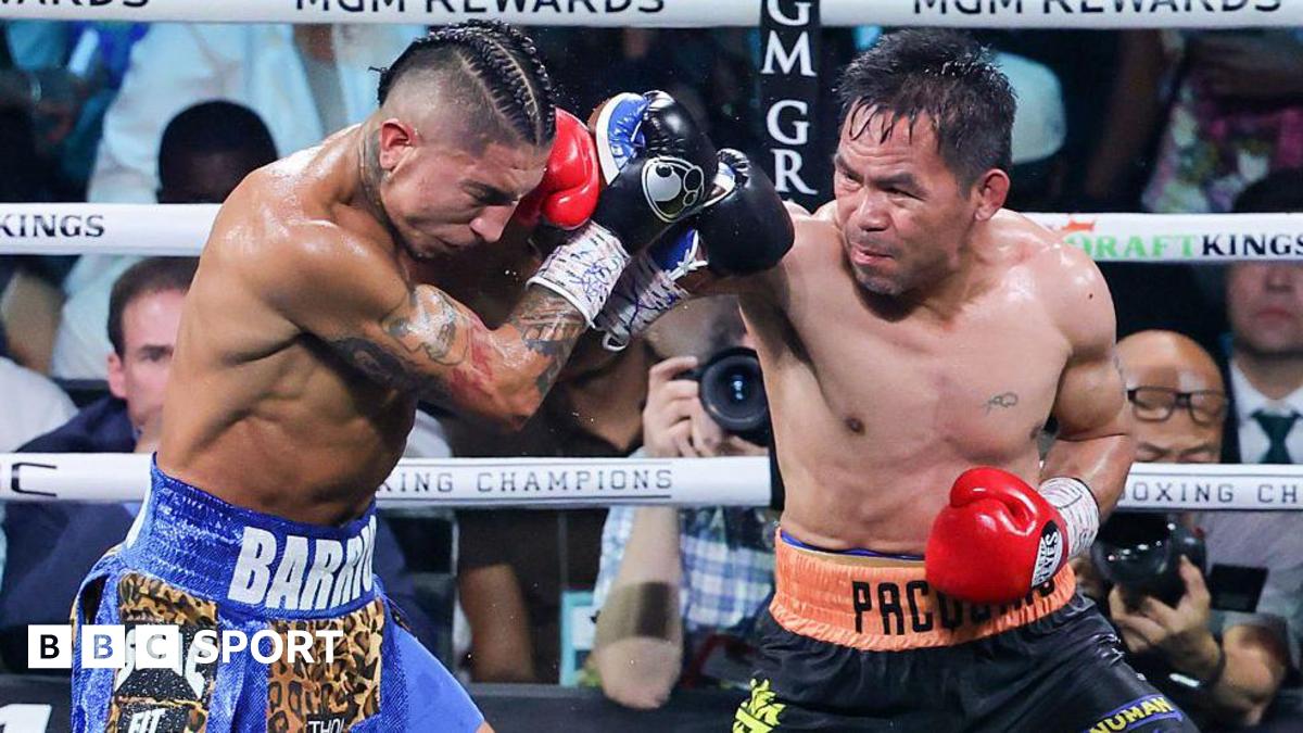 8096c1b0 652e 11f0 8d99 7506e5c32286 Manny Pacquiao draws comeback fight as Mario Barrios retains WBC welterweight title