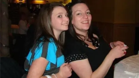'We suffered bullying, anorexia and being branded as thieves' Rebekah Foot Rebekah as a teenager with her mother, both smiling