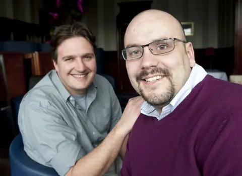 I survived 7/7, but still see the suicide bomber everywhere Mark Large/ANL/Shutterstock Dan Biddle (in Wheelchair) With Adrian Heili.