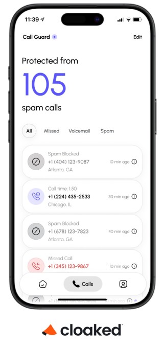 User privacy app Cloaked adds AI-powered caller screening Cloaked Call Guard B User privacy app Cloaked adds AI-powered caller screening