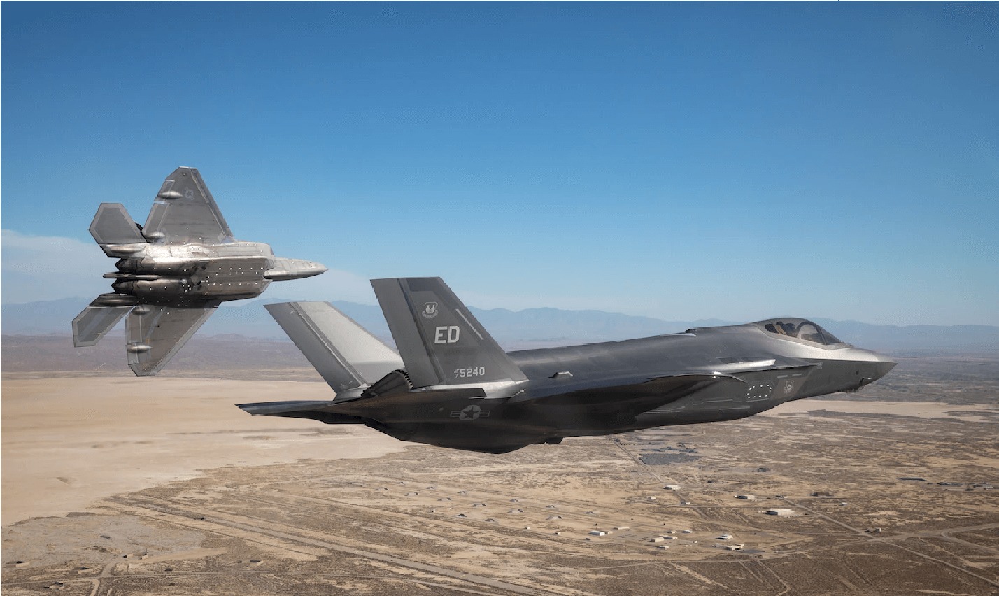 F 35 and F 22 