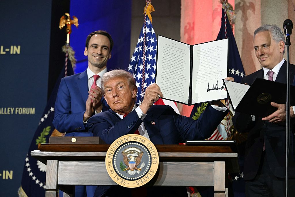 GettyImages 2225853634 Trump’s ‘anti-woke AI’ order could reshape how US tech companies train their models