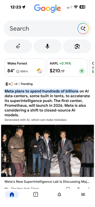 Google Discover adds AI summaries, threatening publishers with further traffic declines IMG 1716 Google Discover adds AI summaries, threatening publishers with further traffic declines