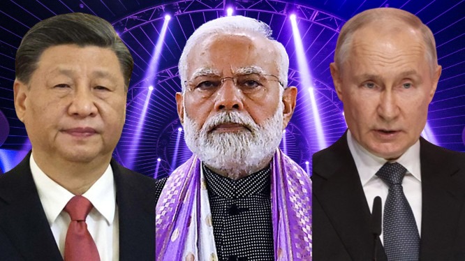 MODI XI PUTIN With Modi In Limelight, China's Xi Jinping Skips BRICS Nations Meet? Russian, Iranian Leaders Also Skip