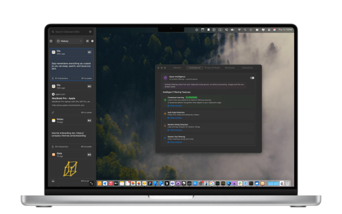 Quip is a smart clipboard management app for iOS and Mac Quip macOS Super Intelligence Settings with Computer Quip is a smart clipboard management app for iOS and Mac