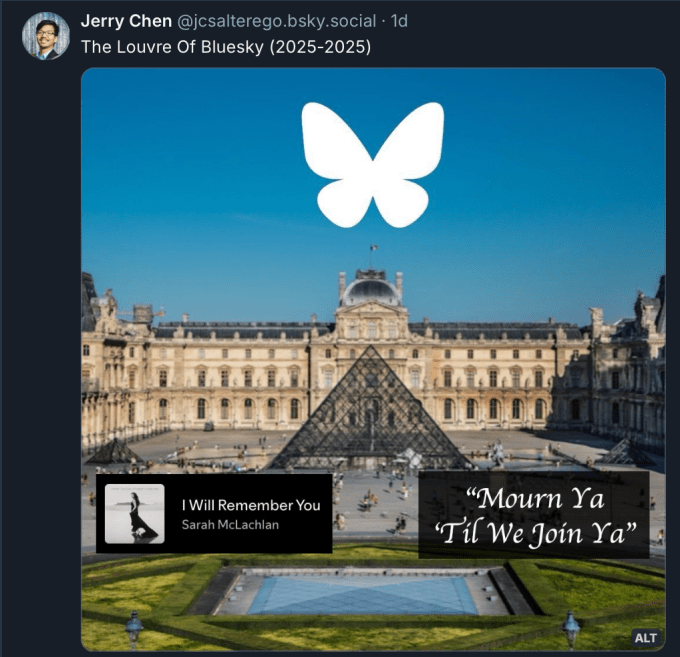 Ask not for whom the Louvre of Bluesky tolls, it tolls for thee A post commemorating the Louvre of Bluesky