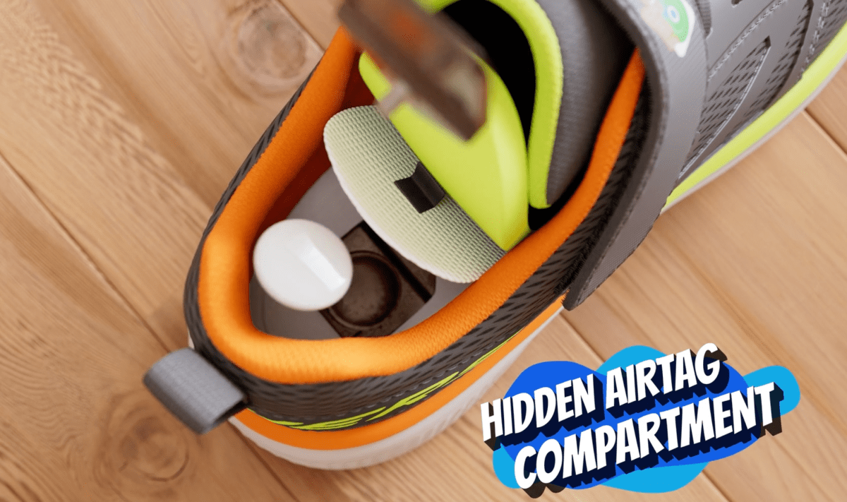 Screenshot 2025 07 30 at 10.13.27AM Skechers is making kids' shoes with a hidden AirTag compartment