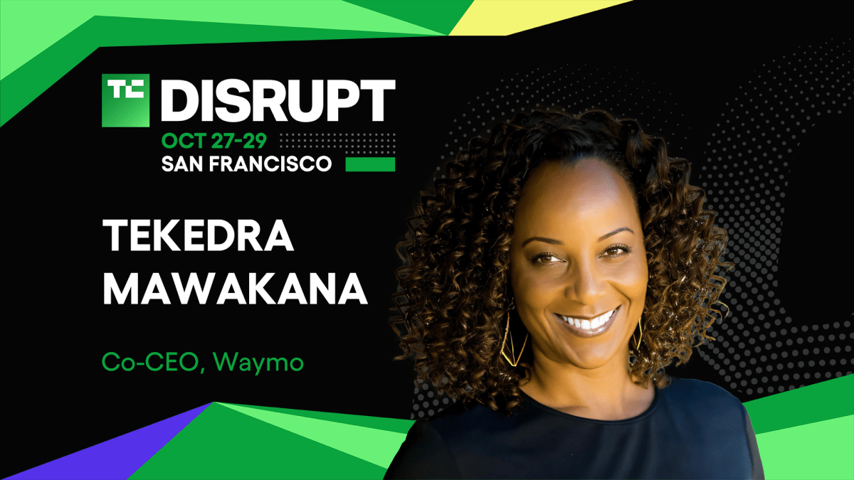 TC25 Tekedra Mawakana Speaker 16x9 Dark Waymo’s co-CEO on the truth behind autonomous vehicles at Disrupt 2025