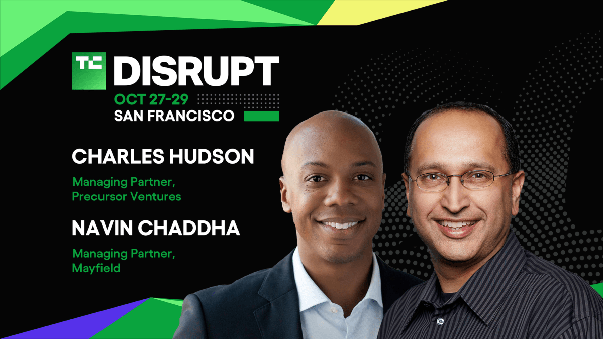 TC25 Hudson Chaddha Speaker 16x9 Dark Charles Hudson and Navin Chaddha join the Builders Stage at Disrupt 2025
