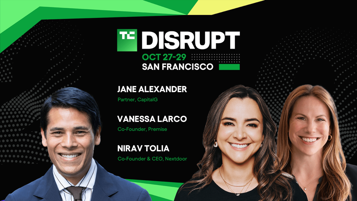 TC25 Tolia Alexander Larco Speaker 16x9 Dark Learn how AI is forcing startups to rewire GTM at Disrupt 2025
