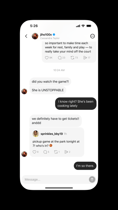 Threads gets its own DMs as app distances itself from Instagram Threads DMs 1 1 Chat Threads gets its own DMs as app distances itself from Instagram