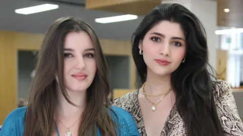 What Guess's AI model in Vogue means for beauty standards Seraphinne Vallora Andreea (left) and Valentina -
