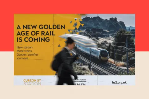 HS2 was doomed to be a mess, say insiders Reuters/Toby Melville A person walks past a promotional billboard of the HS2 high speed railway