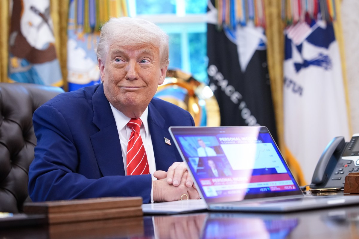donalt trump laptop New York state cyber chief calls out Trump for cybersecurity cuts