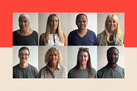 Labour might be down, but it's not necessarily out From top left (L-R): Yvette, Kirsty, Ramesh, Hayley. On the bottom row (L-R): Adam, Veronica, Kelly and Sodiq